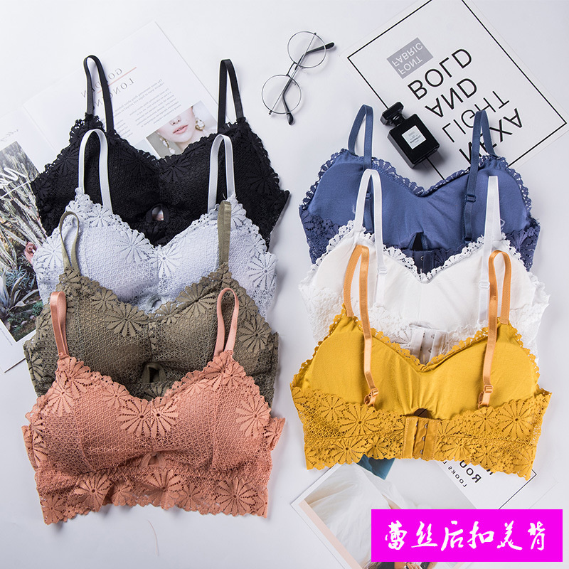 Bralette Triangle Set - 3D seksowna dziewczyna koronkowa bielizna bezszwowy
