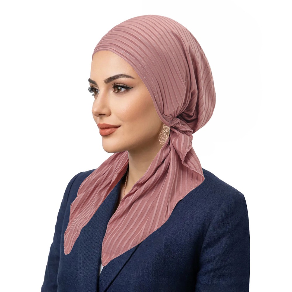 Headband Summer Knit - Modny, elastyczny turban z dzianiny, oddychający