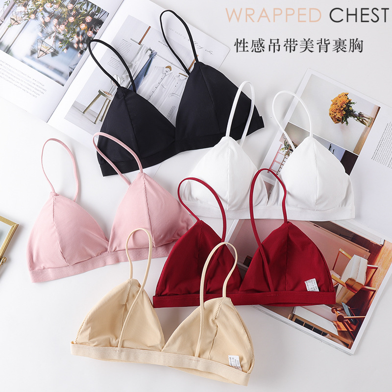 Bralette Triangle Set - 3D seksowna bielizna biustonosz bezszwowy sportowy