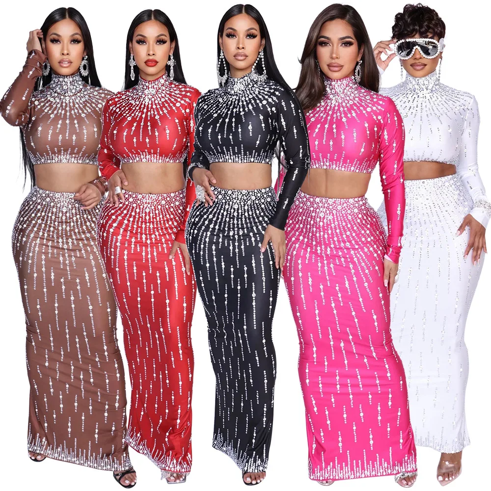 Zestaw damski Street z długim  – Crop Top Crochet recenzja i cena