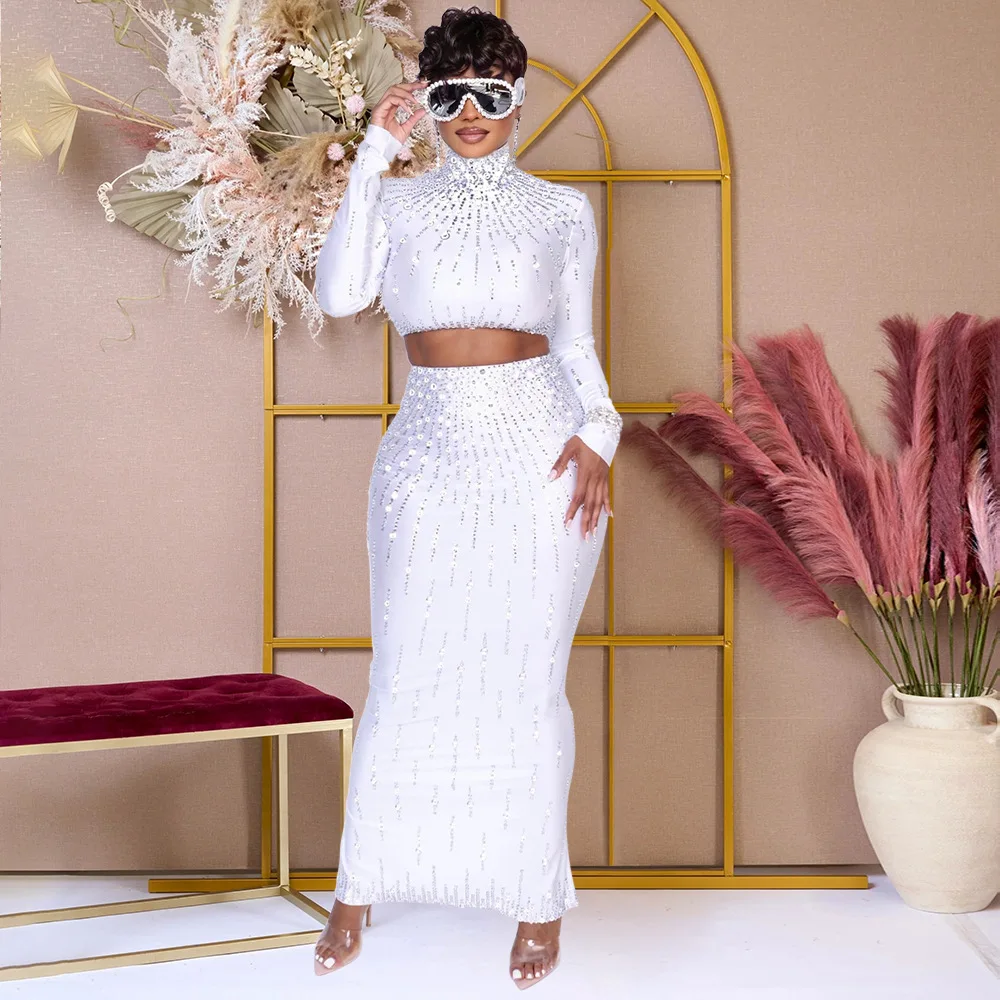 Zestaw damski Street z długim  – Crop Top Crochet recenzja i cena