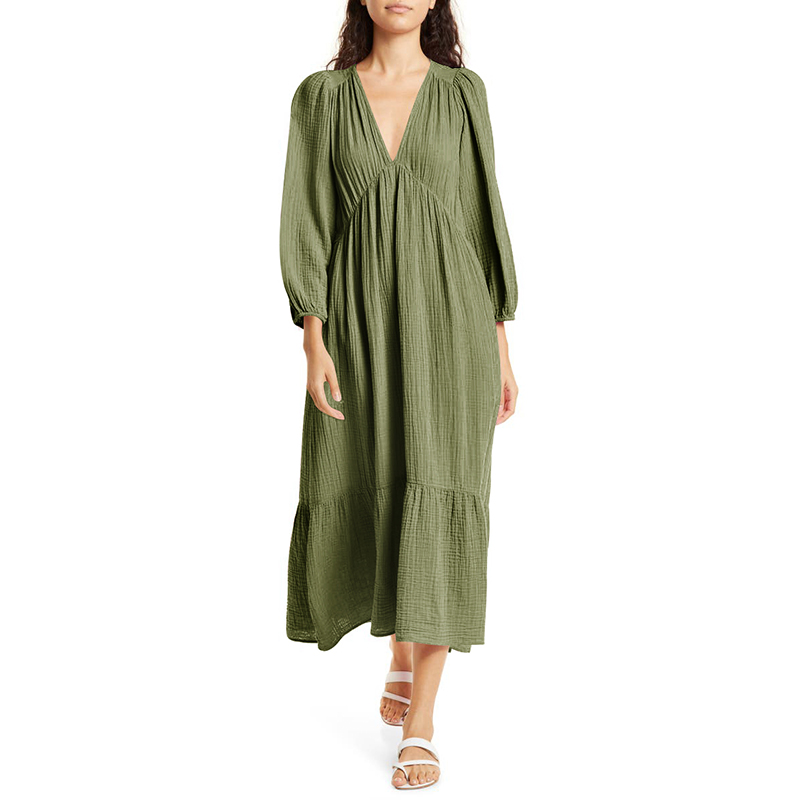 Muślinowe 100% bawełniane suki – Linen Dress Wrap recenzja i cena