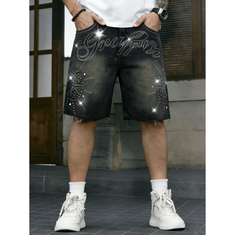 Męskie szorty dżinsowe w stylu – Shorts Denim Frayed recenzja i cena