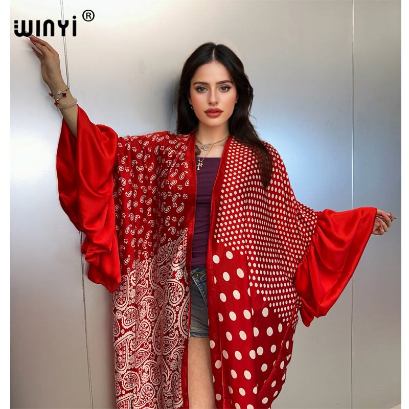 WINYI Letnia Sukienka Kimono P – Cover Up Kaftan recenzja i cena