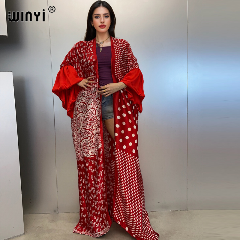 WINYI Letnia Sukienka Kimono P – Cover Up Kaftan recenzja i cena
