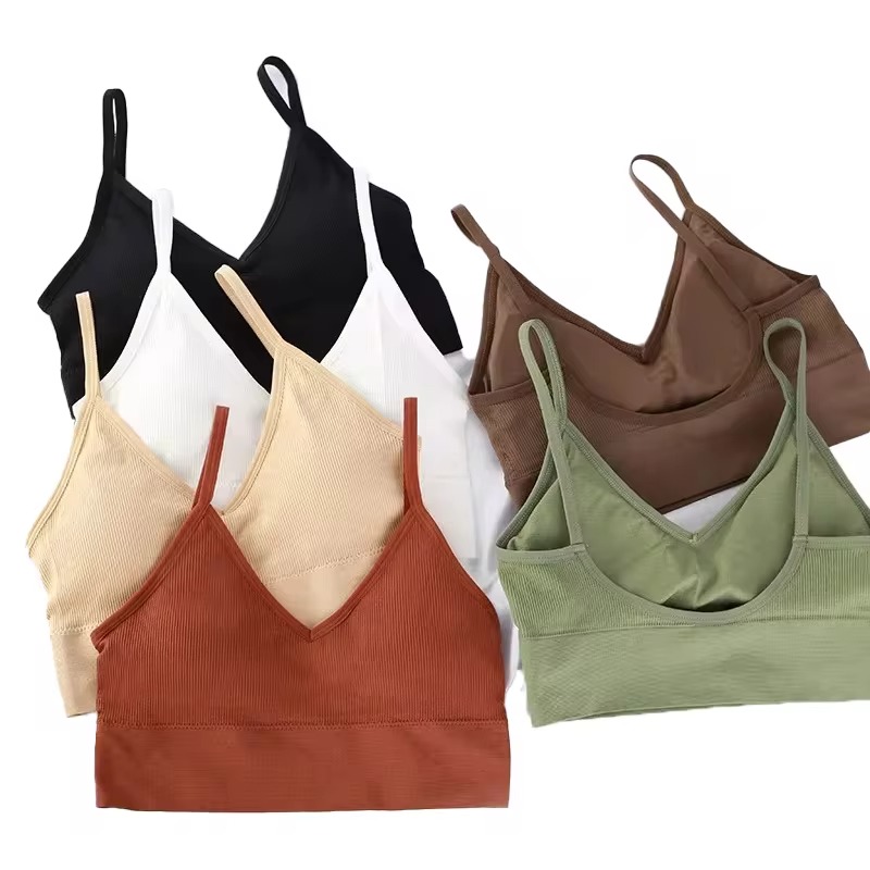 Bezszwowy damski biustonosz Pu – Bralette Triangle Set recenzja i cena