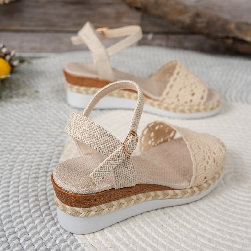 Damskie sandały na koturnie z  – Wedge Espadrille Women recenzja i cena