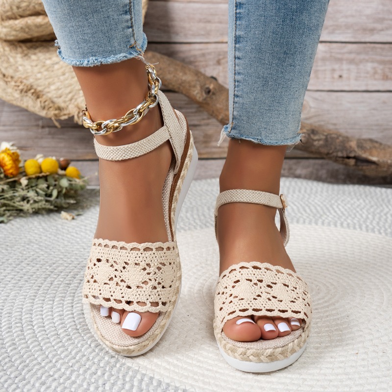 Damskie sandały na koturnie z  – Wedge Espadrille Women recenzja i cena