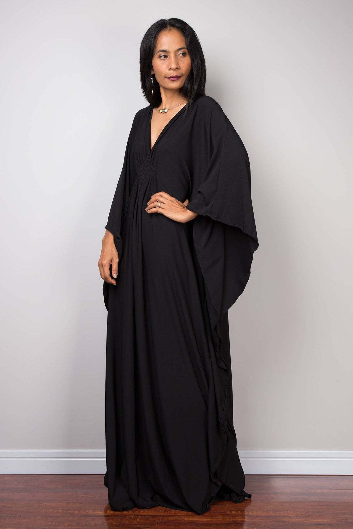 Damskie sukienki plażowe typu  – Cover Up Kaftan recenzja i cena