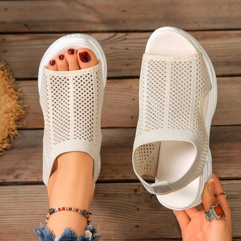 Damskie sandały na platformie, – Wedge Espadrille Women recenzja i cena