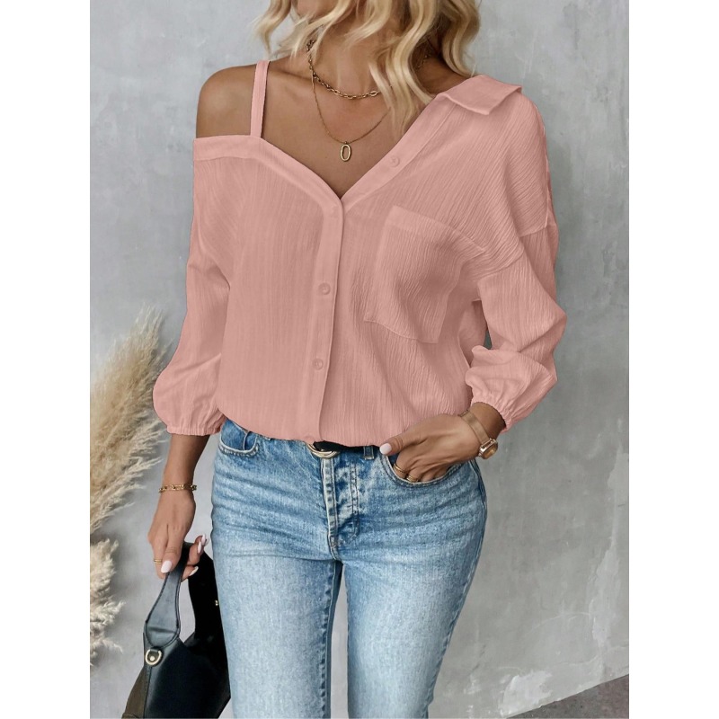 Bluzki damskie plus size 1XL-5 – Blouse Off Shoulder recenzja i cena
